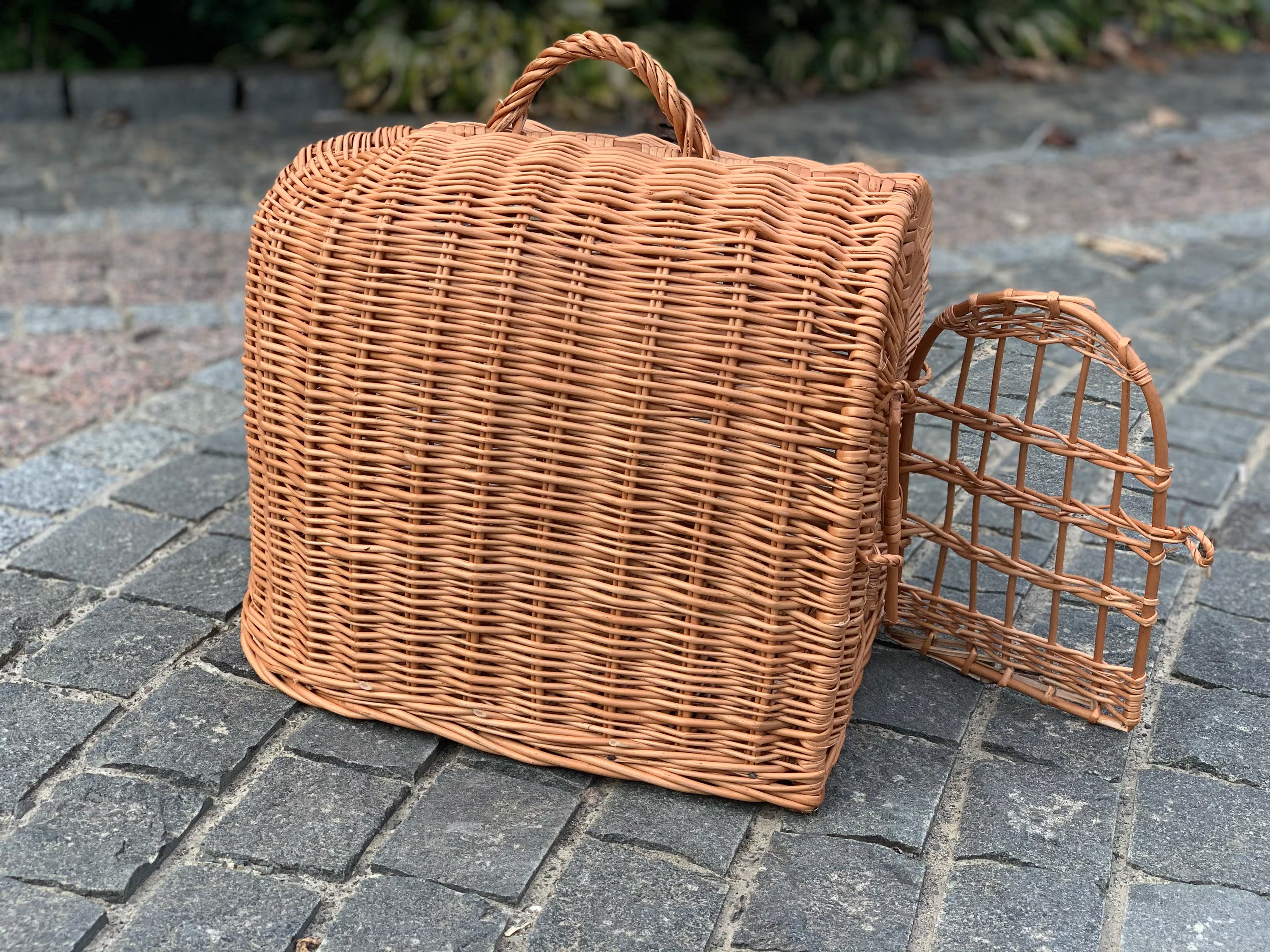 Wicker Pet Carrier - PlanetVine