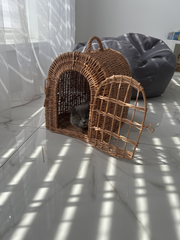 Wicker Pet Carrier - PlanetVine